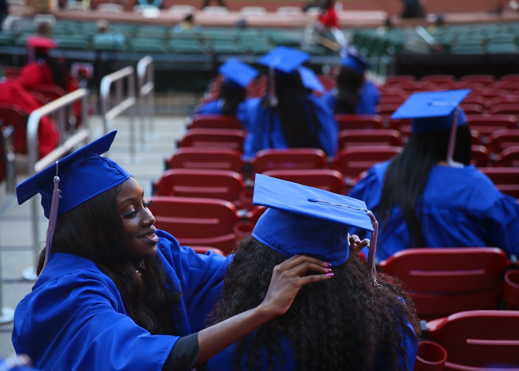 SLPS hold graduation ceremonies at Busch Stadium